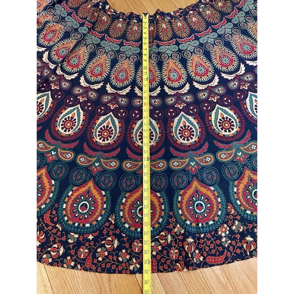 Unbranded Maxi Wrap Skirt Printed Tribal Ethnic Indian Pattern One Size Cotton - Picture 11 of 16